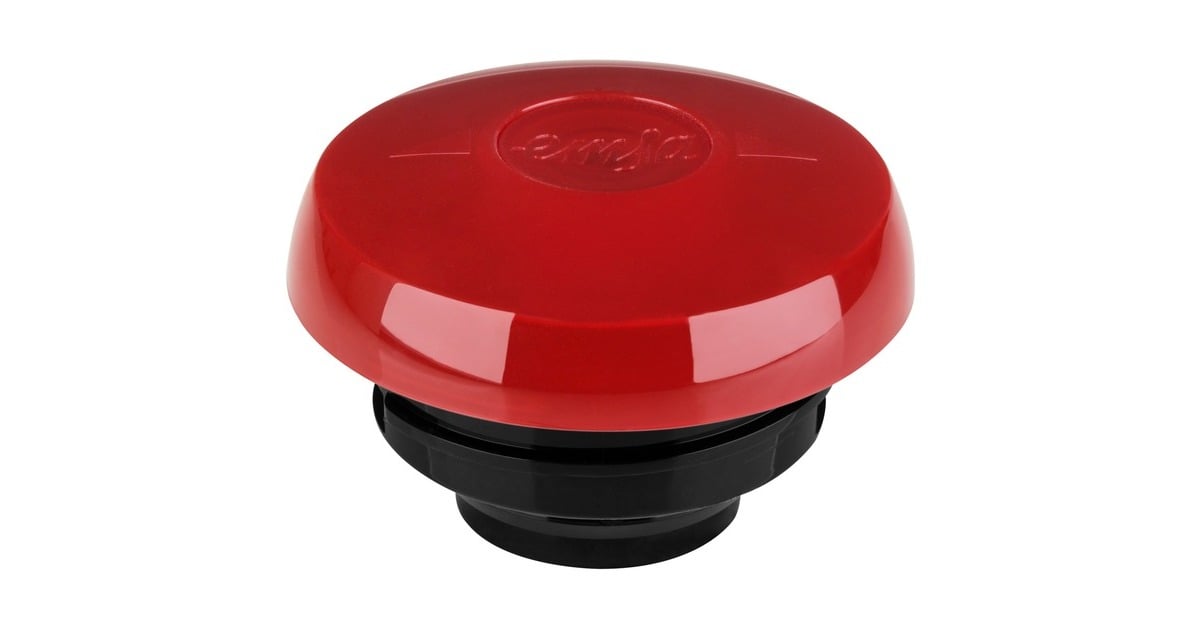 EmsaSAMBA Isoleerkan  (Rood/transparant, 1 Liter, Quick Press Sluiting)