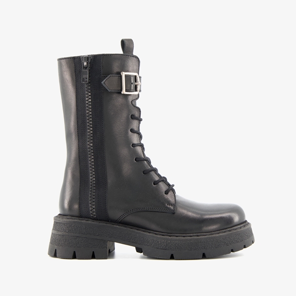 Groot hoge leren meisjes veterboots
