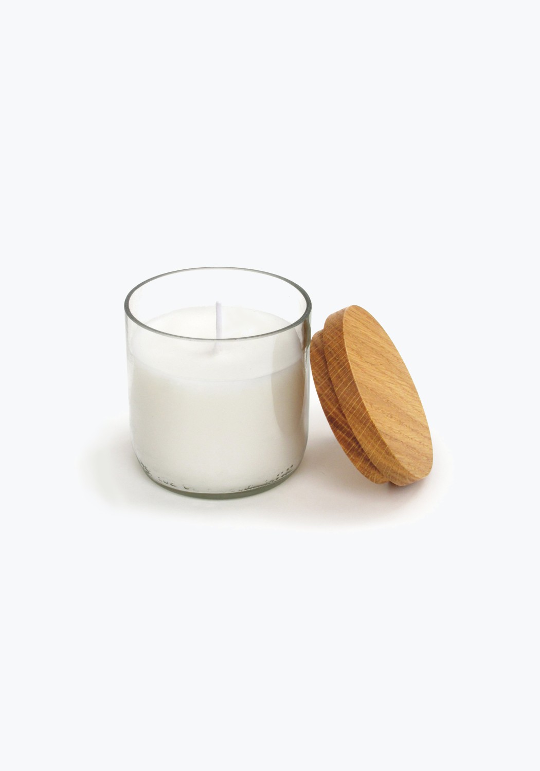 Side by Side Windlicht Glas mit Kerze Lavendelduft Klarglas
