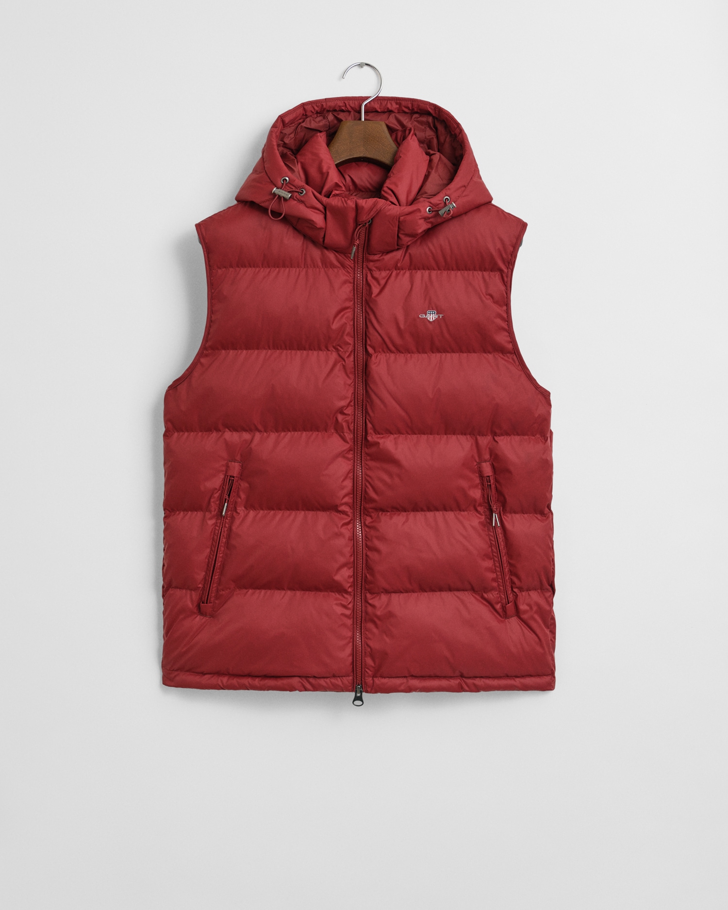 Gant Steppweste »ACTIVE CLOUD«, mit abnehmbarer Kapuze regular fit, 2-Wege-Reissverschluss