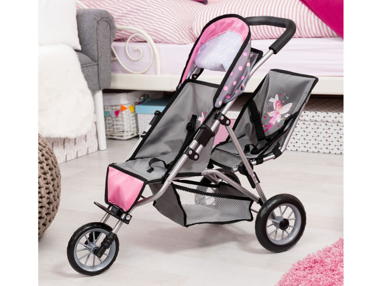 Poppen tweeling-jogger