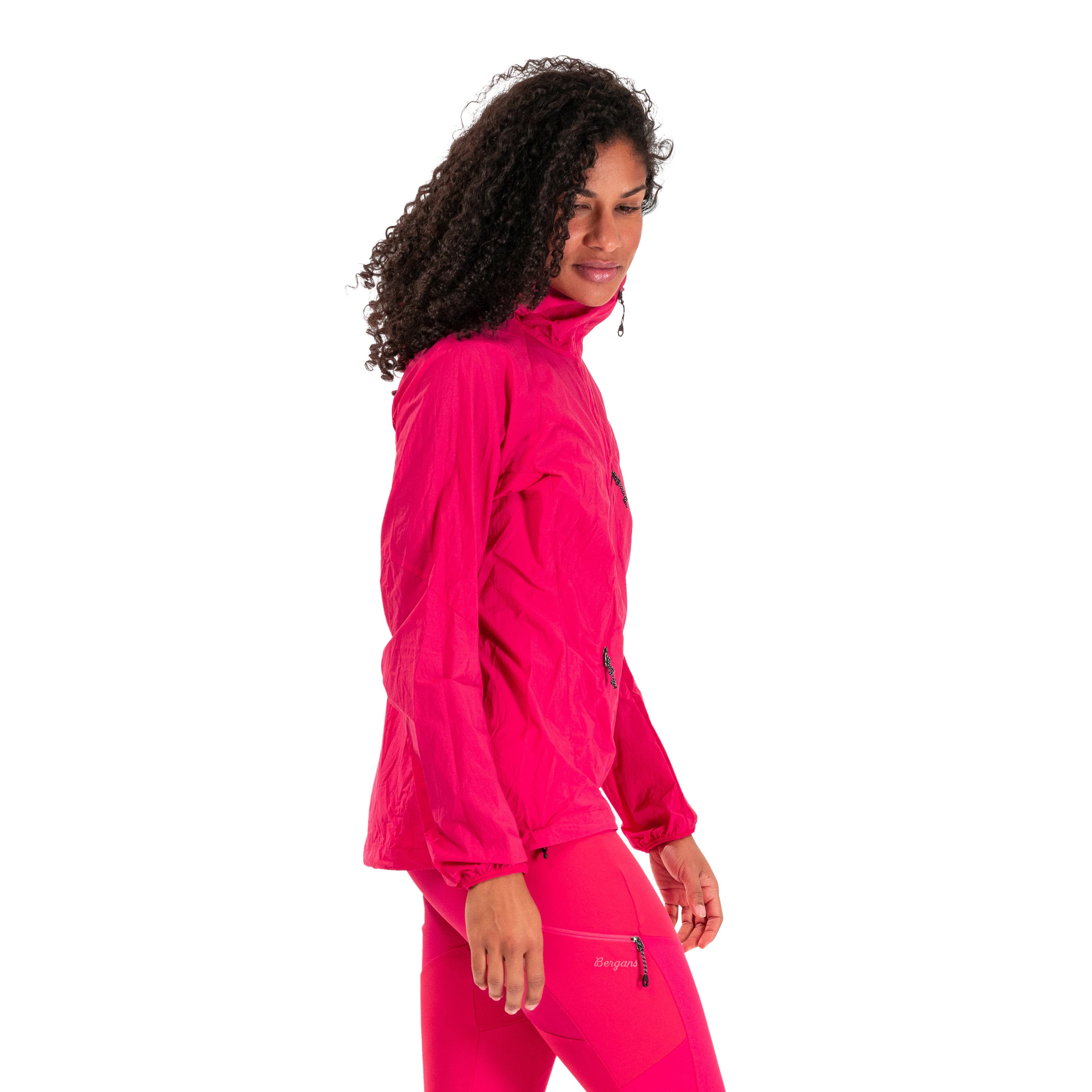 Tind Windbreaker Anorak Women Alpine Rose