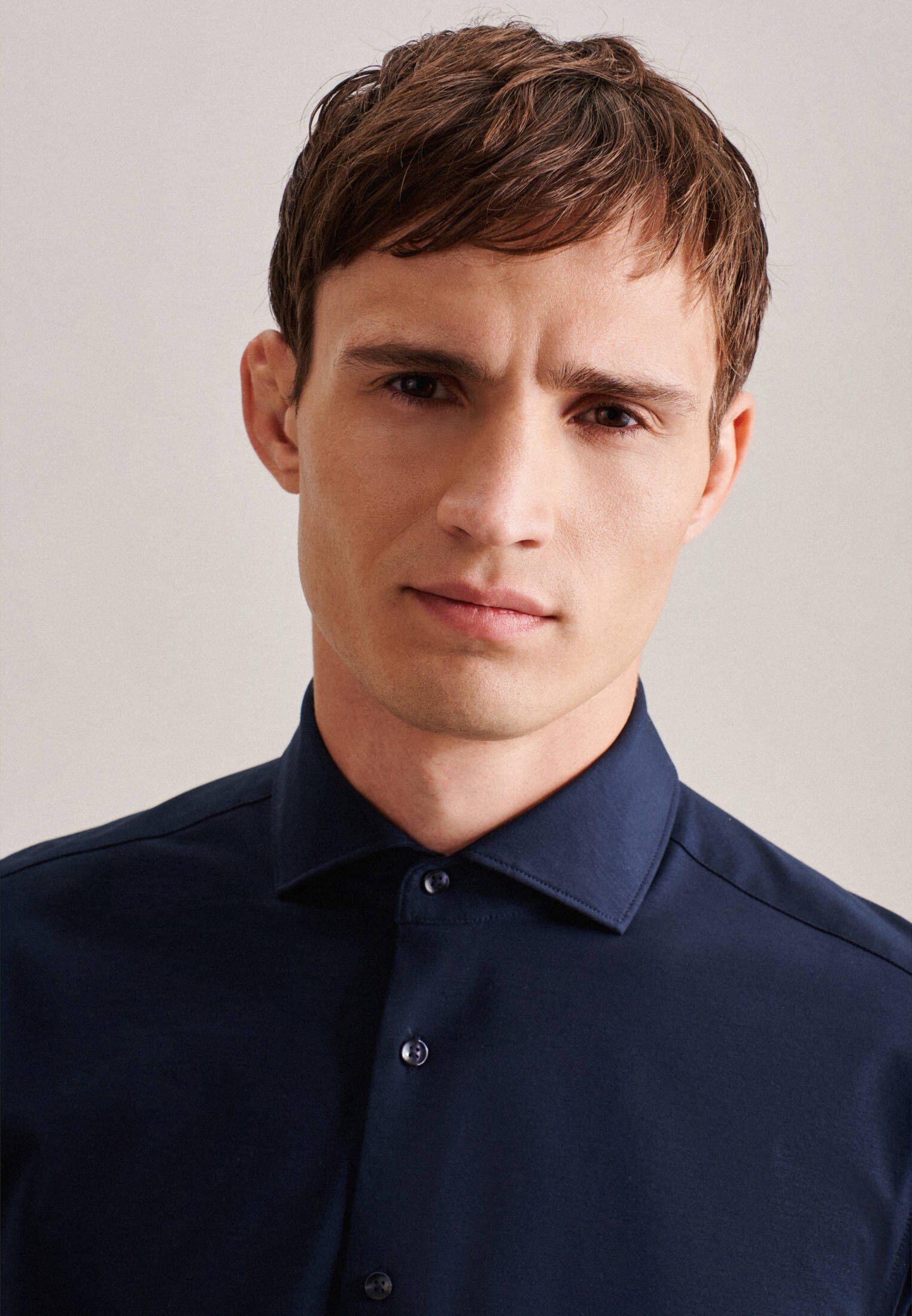Seidensticker| Herren Jerseyhemd Slim