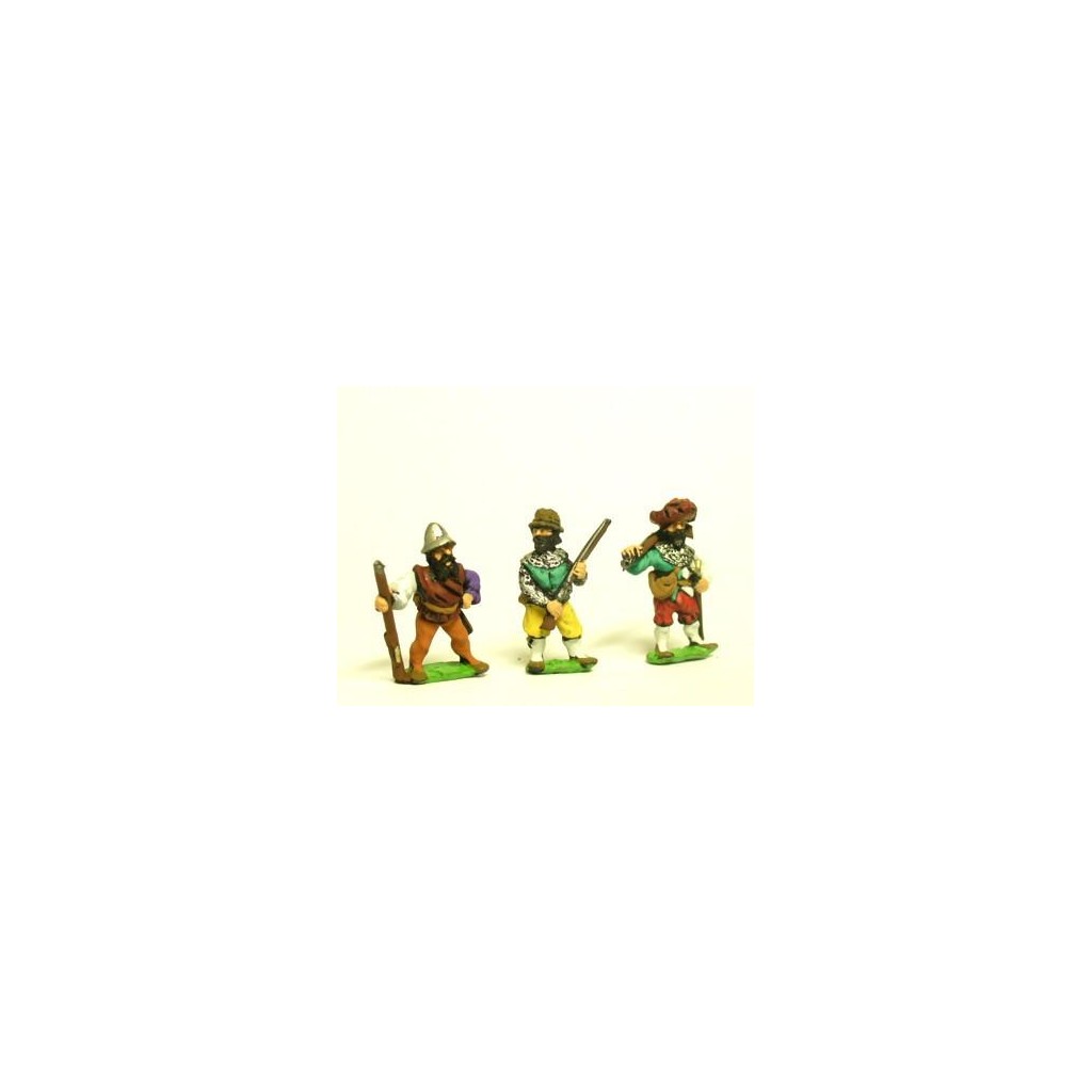Landsknecht: Musketeer, assorted poses