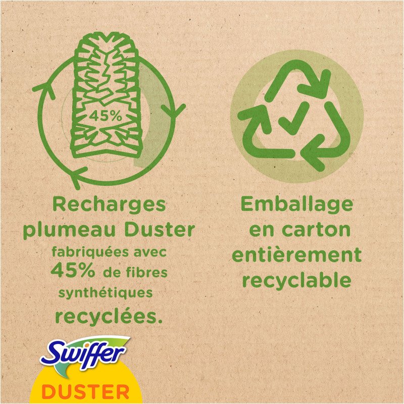 Kit de démarrage plumeau Swiffer Duster, manche + 4 recharges