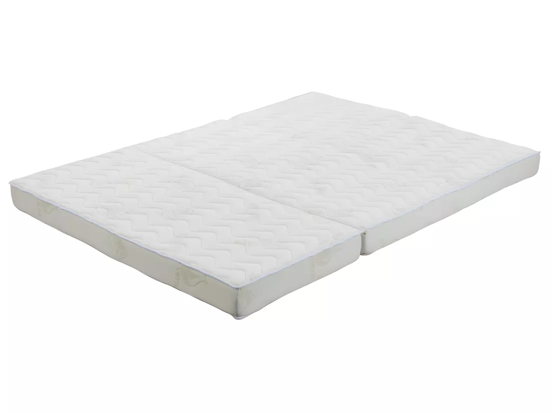 Matelas 140 x 190 cm mousse BZ aloe vera ép.12cm - FIESTA de NATUREA
