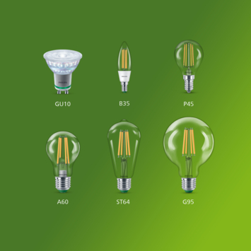 Philips LED peerlamp UltraEfficient transparant E27 75W koelwit licht