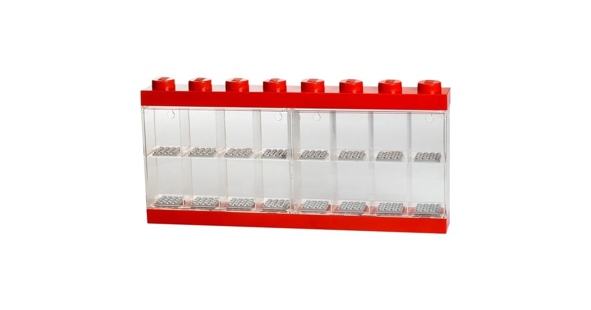 Room CopenhagenLEGO Minifiguren Display Case 16 Rood opbergdoos  (Rood)