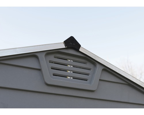 Palram Canopia Skylight 6x8 tuinhuis met vloer, 229 x 185,4 cm, grijs
