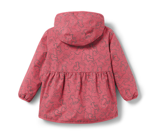 Kinder-Thermo-Regenjacke mit reflektierenden Elementen