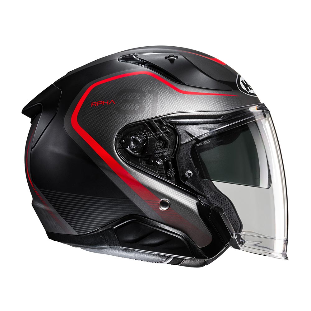 HJC - Casque RPHA 31 Kouv MC1SF / Anthracite / Noir / Rouge / Mat