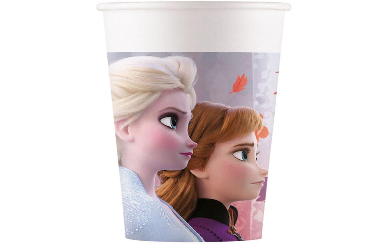 Einwegbecher Disney Frozen 200 ml, 8 StückPlastikbecher für Kindergeburtstage