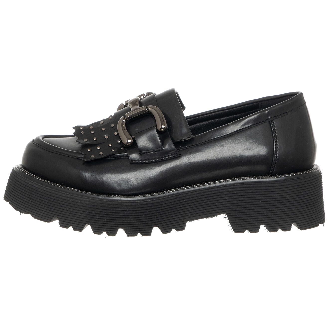 Loretta by Loretta Mocassins Fona noirs