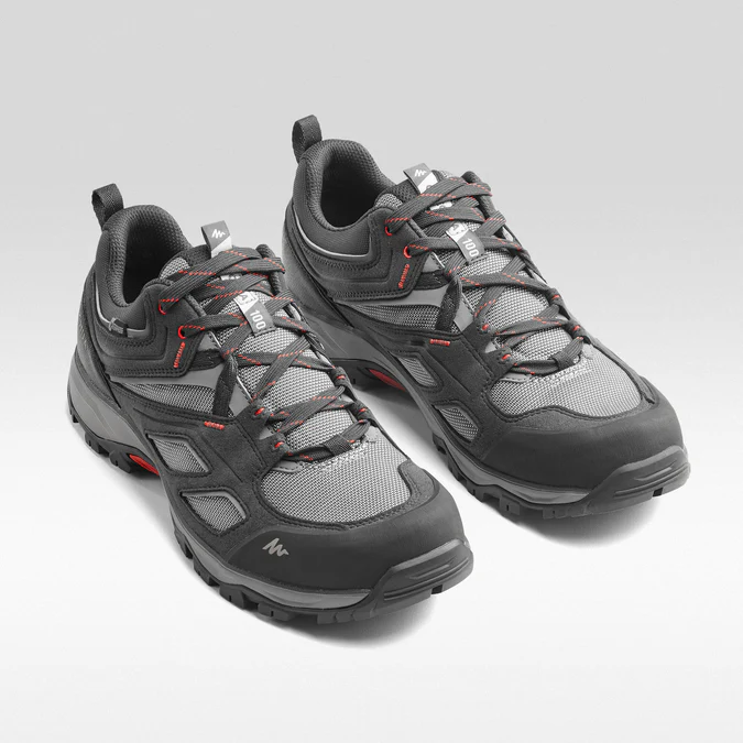 Decathlon Quechua - Sapatos de caminhada impermeáveis Quechua MH100 para homem