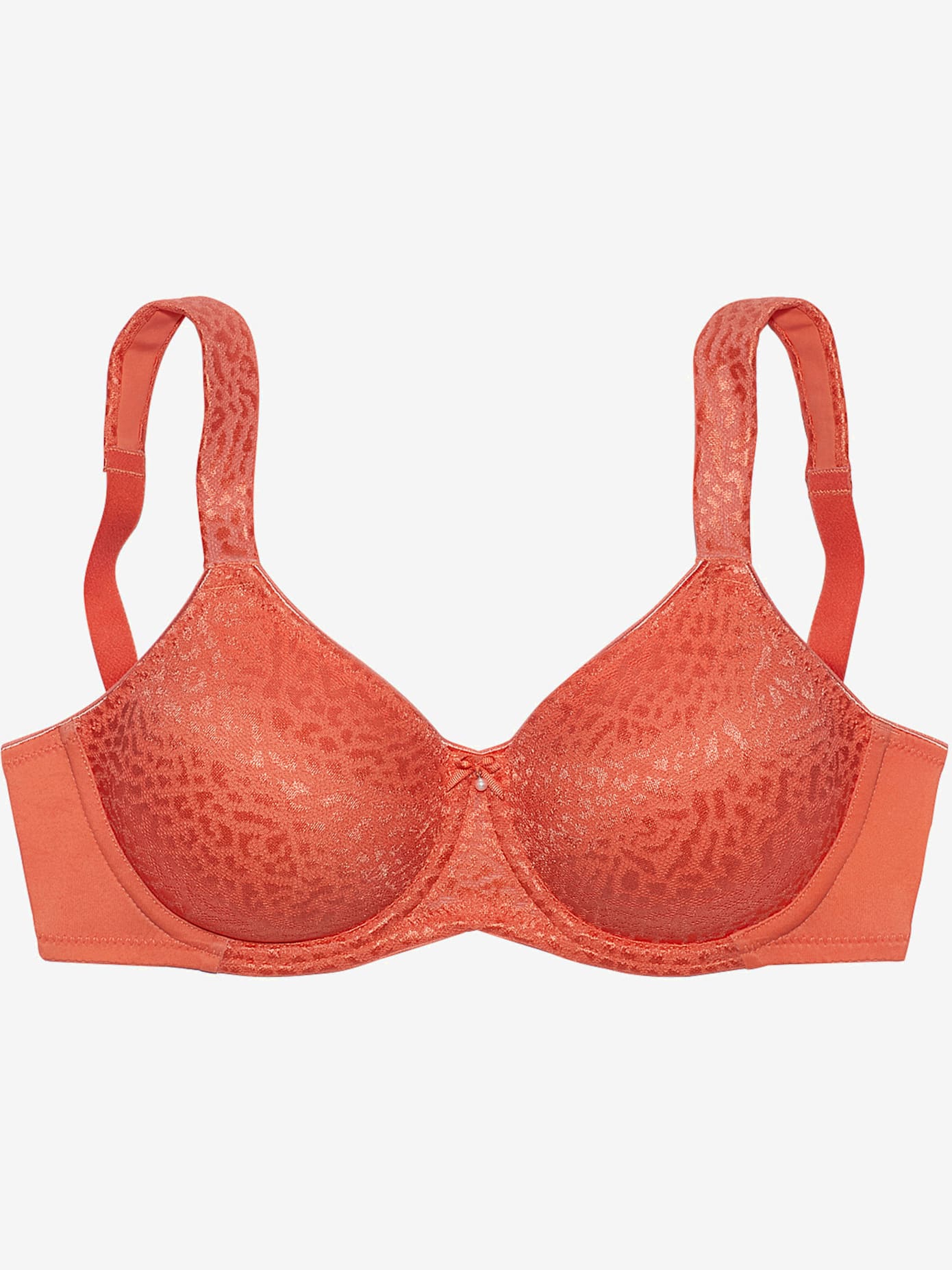 Soutien-gorge minimiseur féminin en qualité jacquard brillante