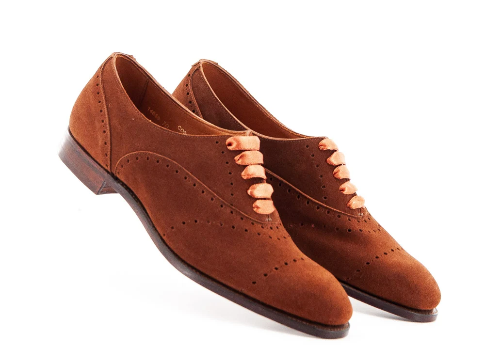 CROCKETT AND JONES - CORA SUEDE POLOBROWN