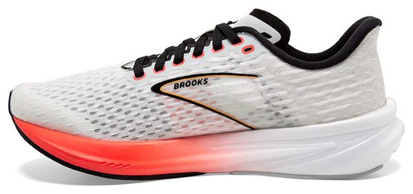 Chaussures Running Brooks Hyperion Blanc Rouge Femme