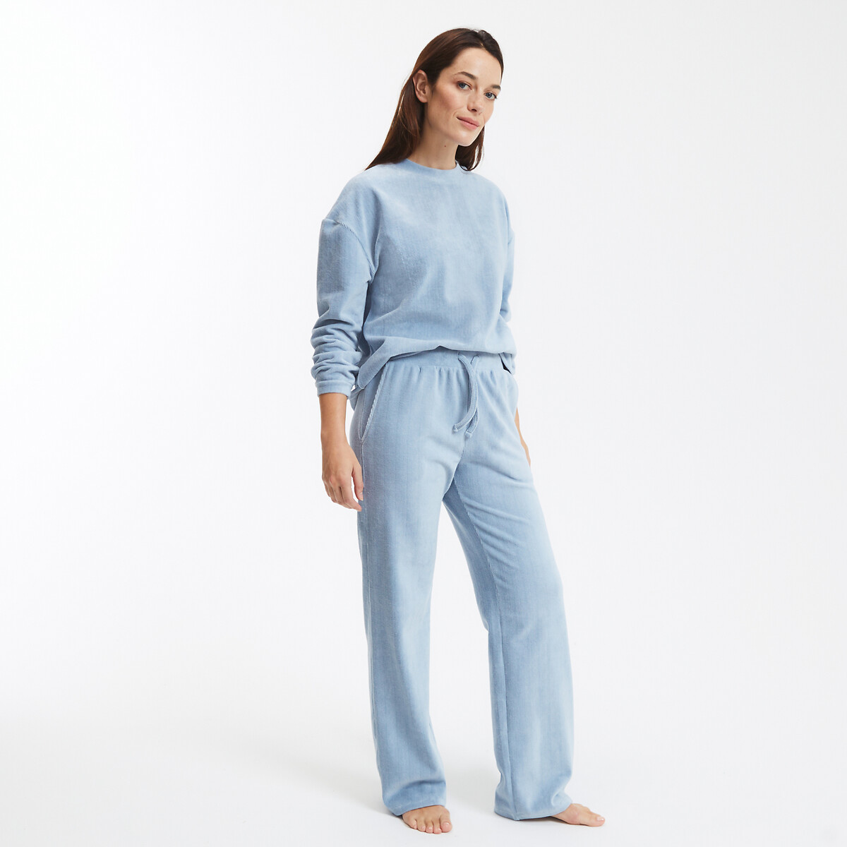 LA REDOUTE COLLECTIONS<br>Pijama em geribd fluweel