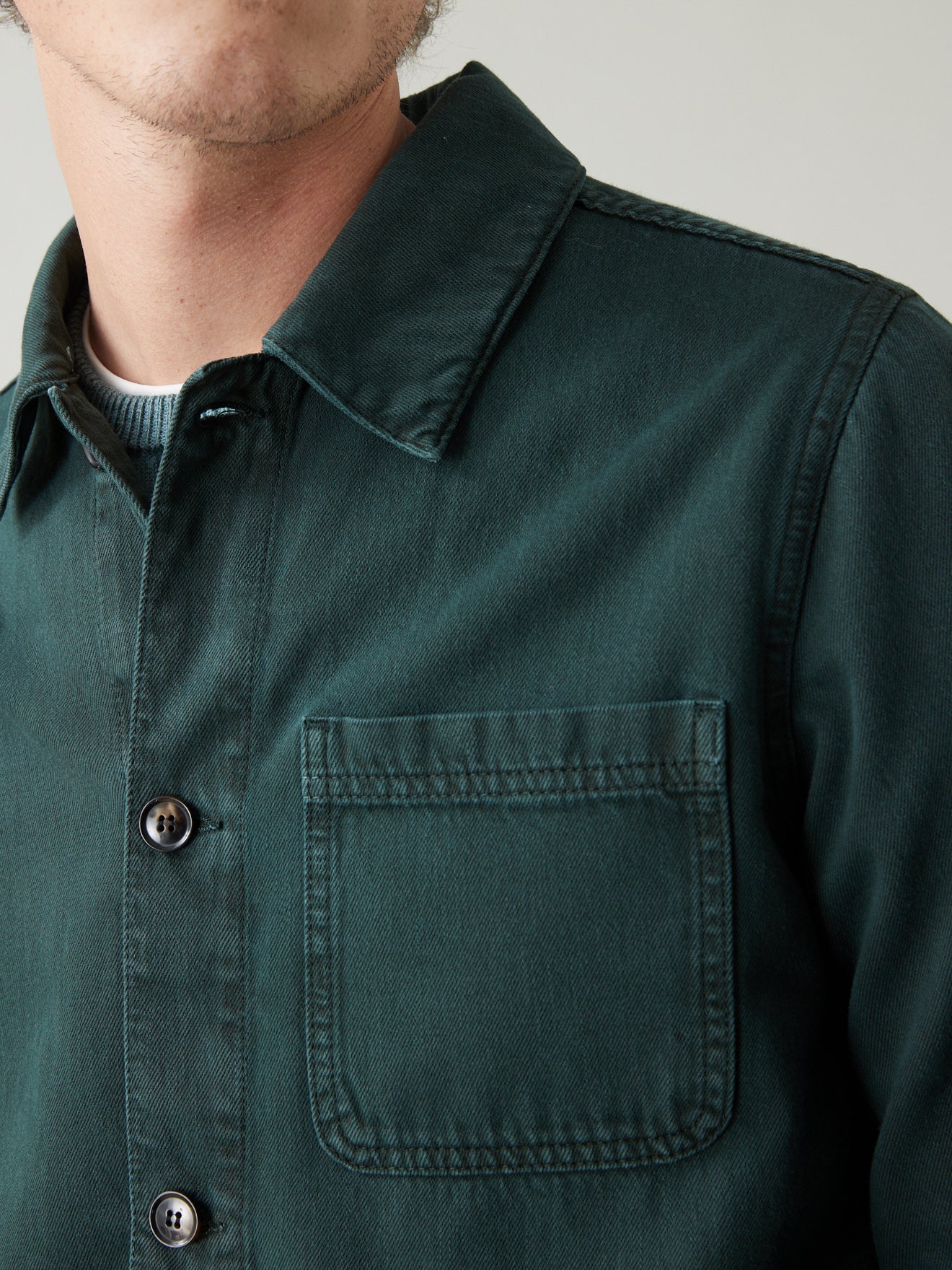 Veste worker homme - twill coton biologique