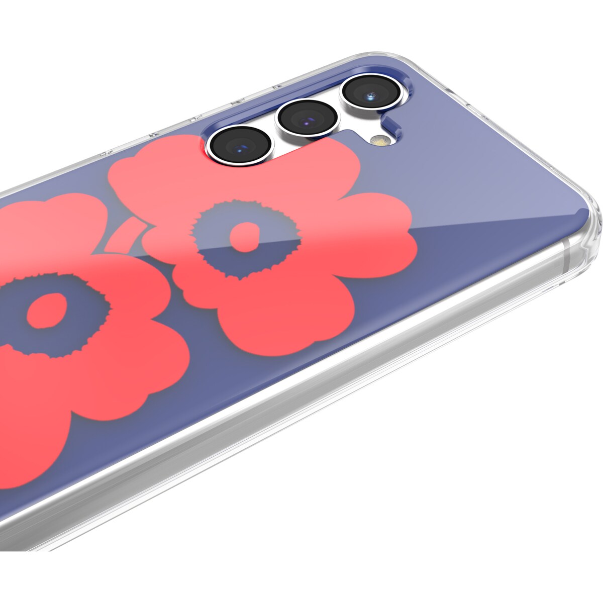 Samsung Galaxy S24 Marimekko Dual Layer deksel (blå/rød)