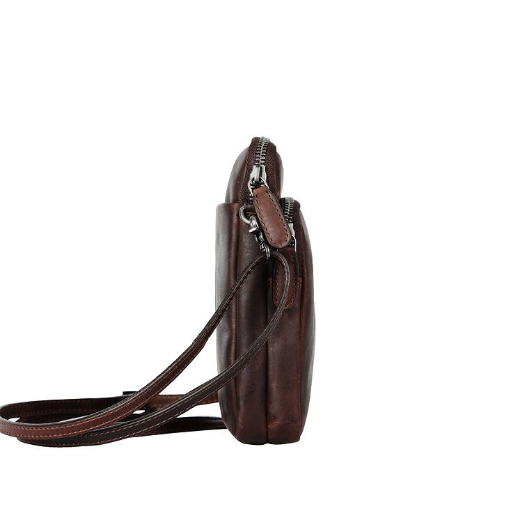 Sparwell Knox Telefoontasje Dark Brown