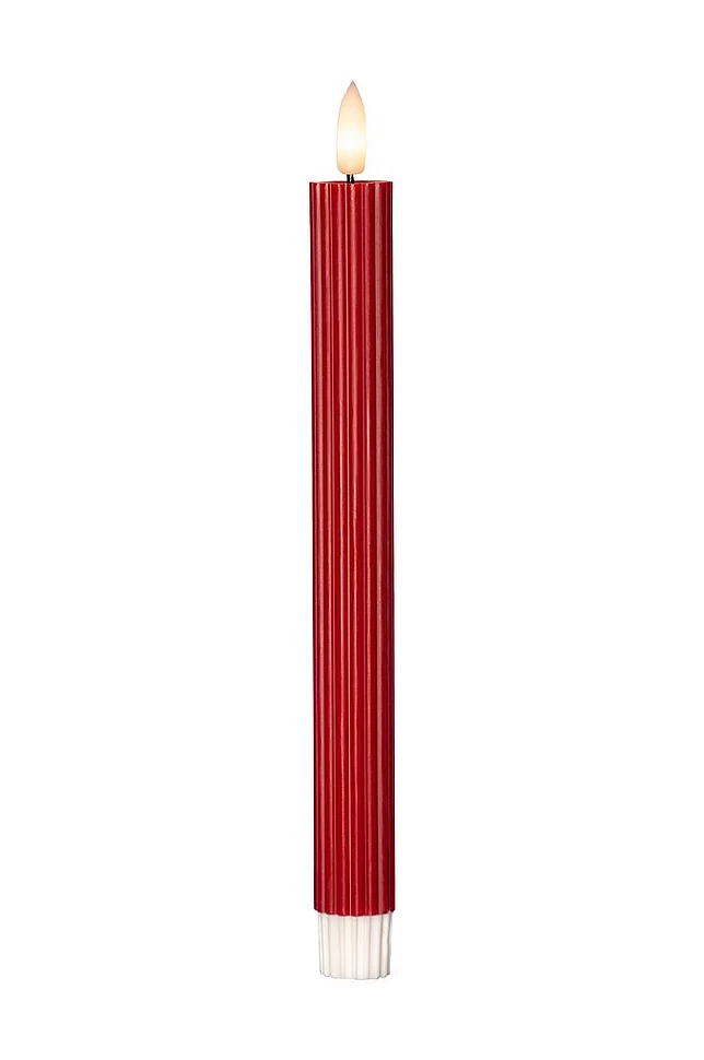Antikklys LED Flamme Stripe 2-pk