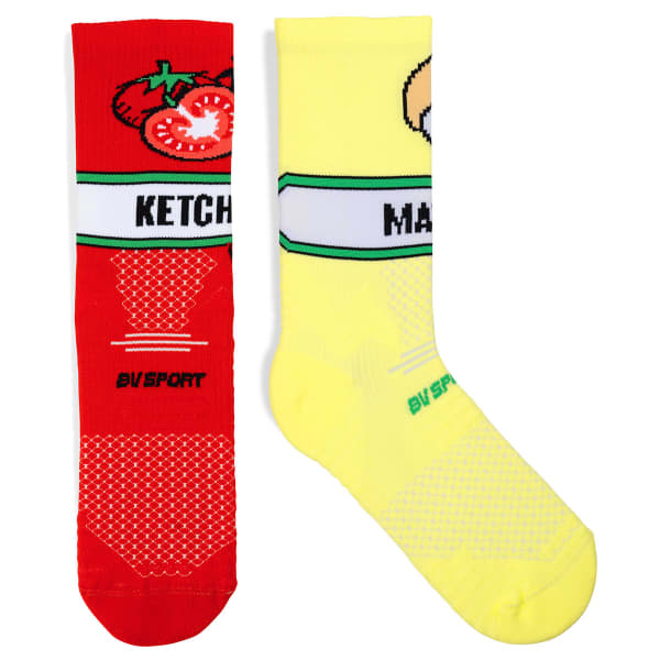 Chaussette running BV SPORT TRAIL COLLECTOR KETCHUP/MAYO