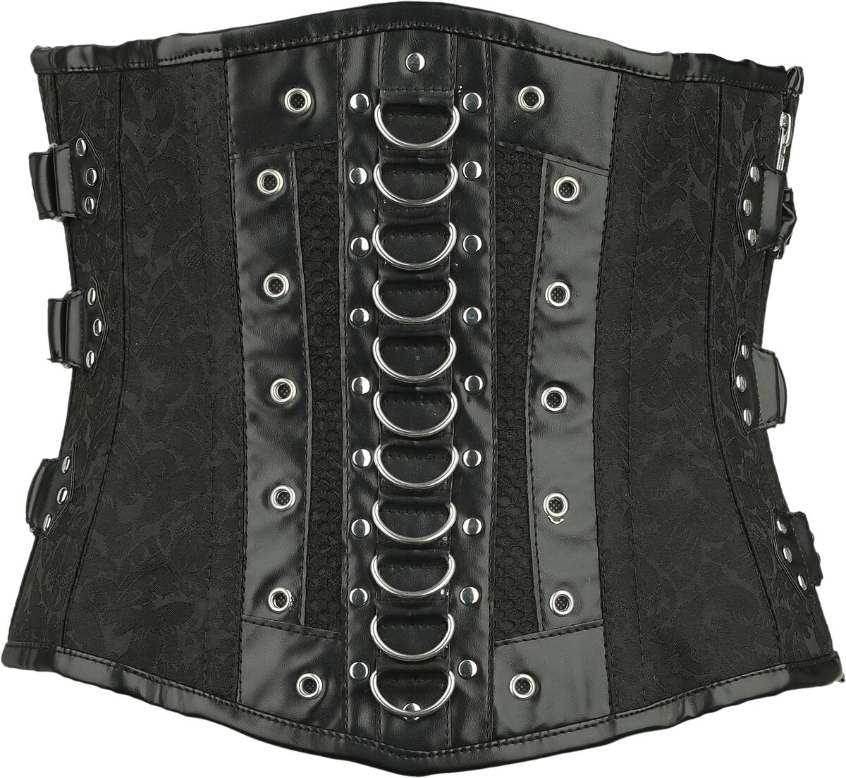 Corset Zippé Brocquard | Gothicana by EMP Ceinture Corset