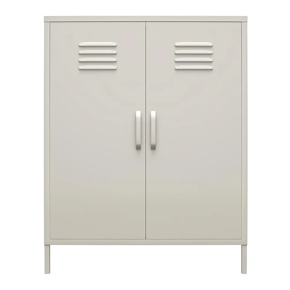 Bradford - Wandkast met 1 taupe metalen deur