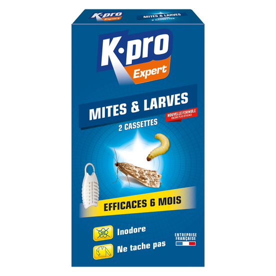 Cassette mites et larves - Etui de 2