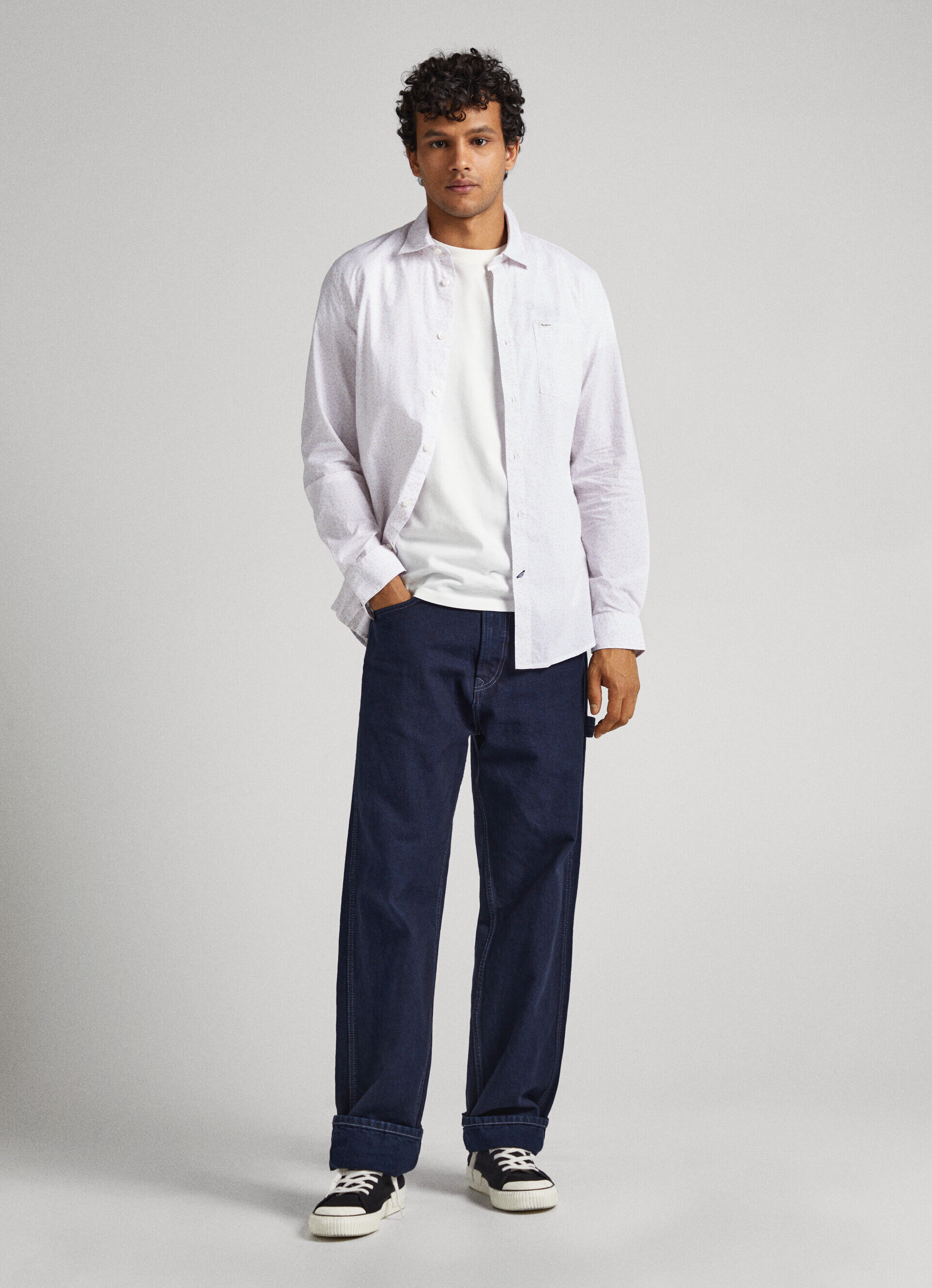 CAMISA SLIM FIT FLOWER - rosa spritzer