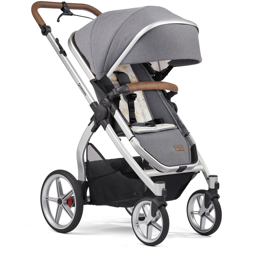 GESSLEIN Kombikinderwagen FX4 Life mit Handbremse, cloud  Sterne