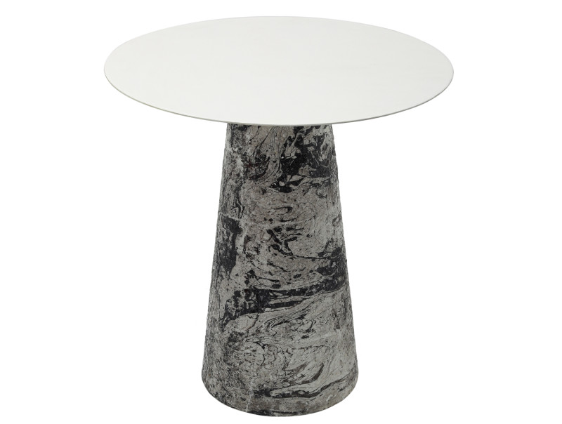 Side Table Mosaic Marble High LM2323BK Side table Mosaic Marble High black