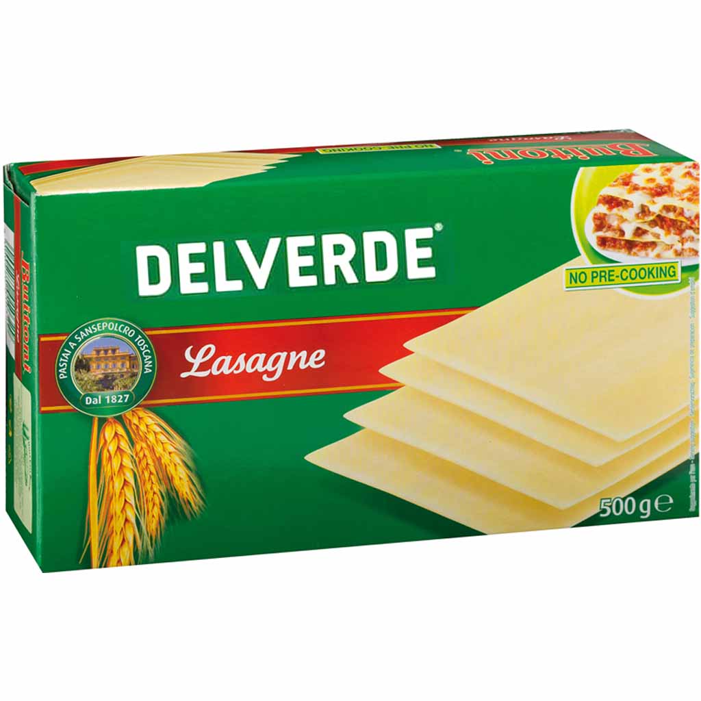 Delverde Buitoni Nudeln Lasagne 500g MHD:30.4.27