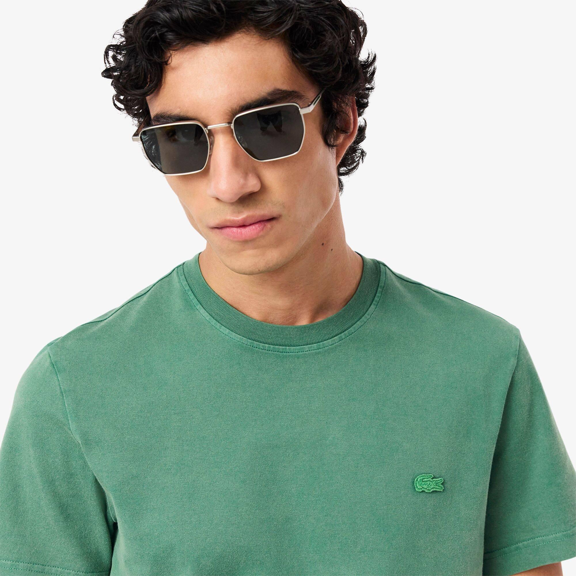 Lacoste Washed Effect Heavy Jersey T-Shirt