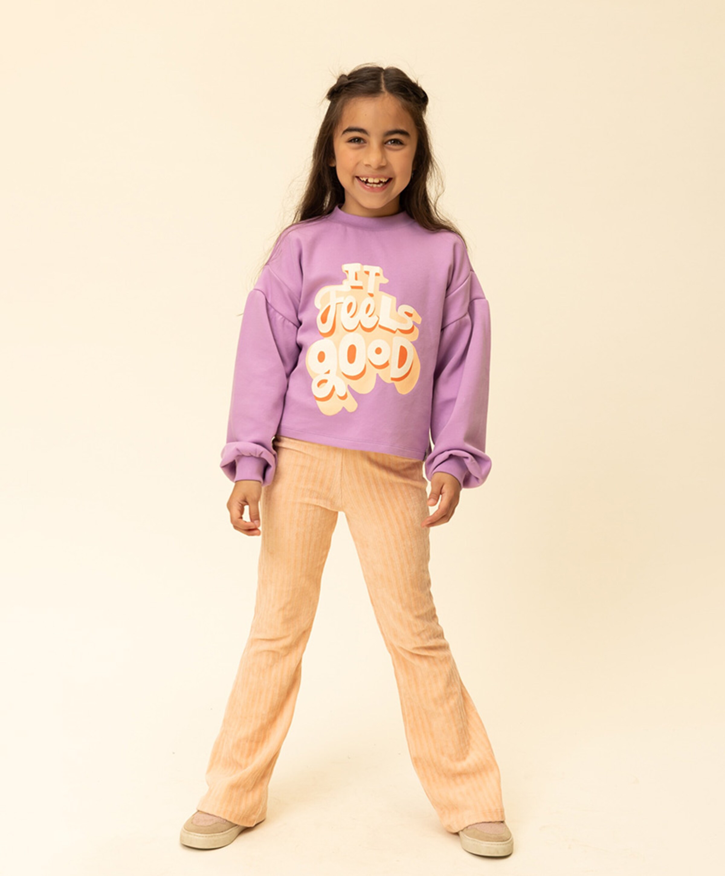 Looxs Little Meisjes sweater paars