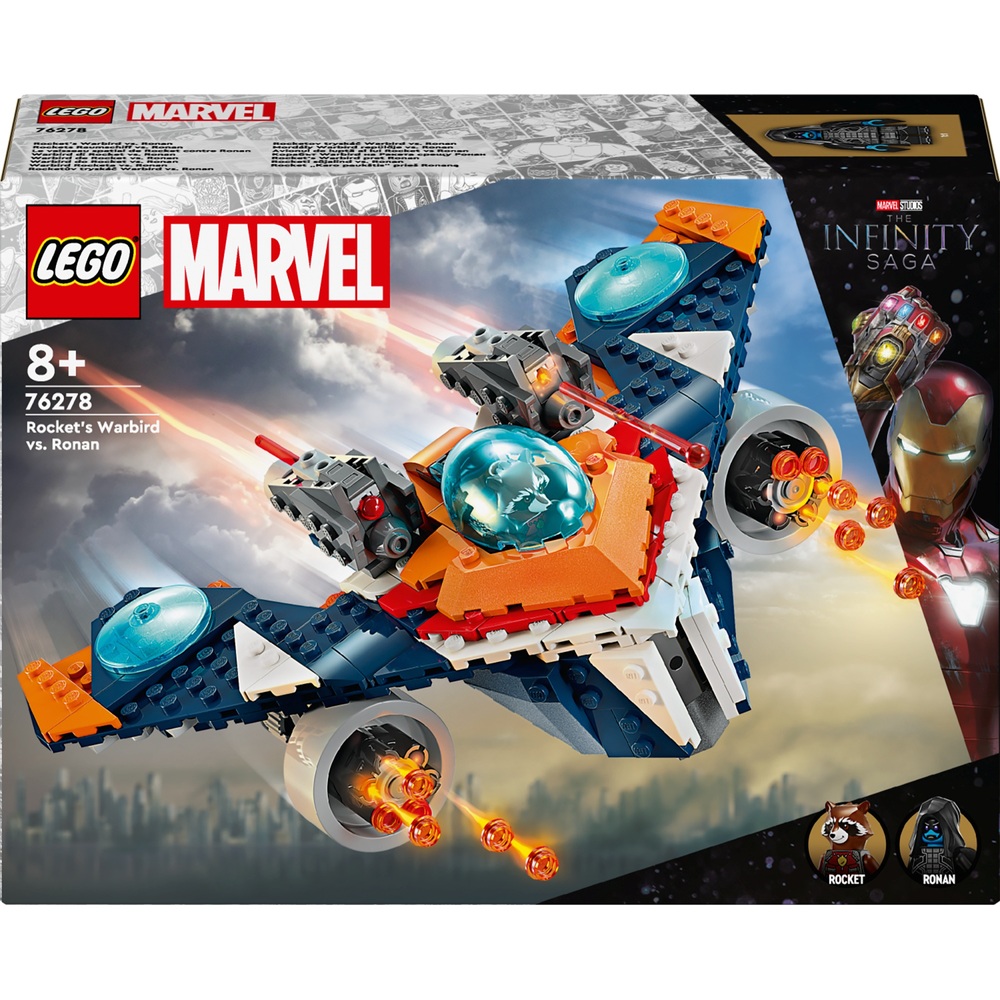 LEGO Marvel 76278 Rocket's Warbird vs. Ronan Set