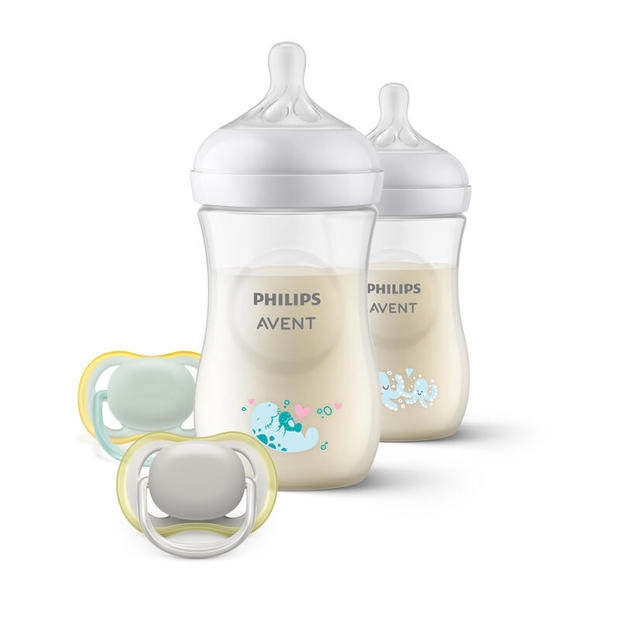 Coffret de Naissance Biberon et Sucette Natural - AVENT