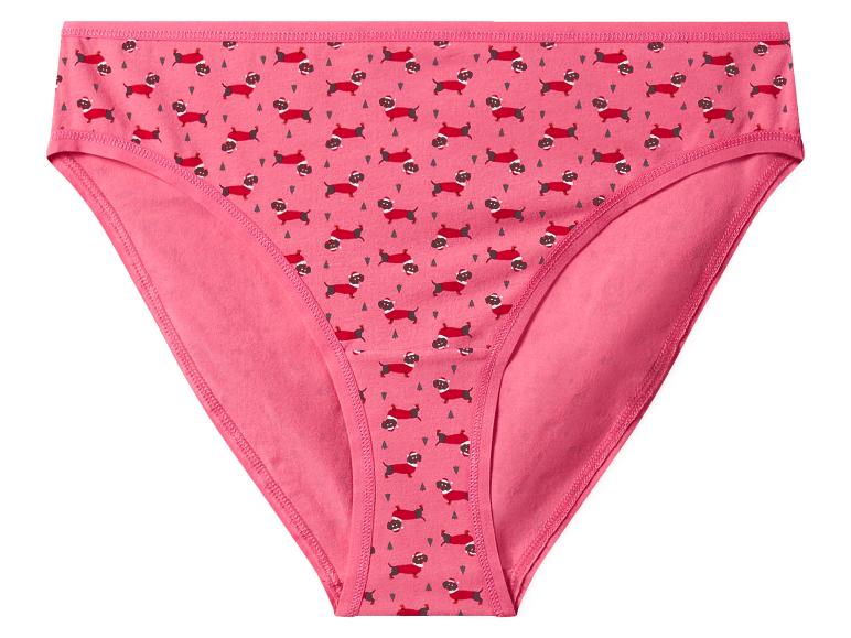 Set van 5 dames kerstonderbroeken