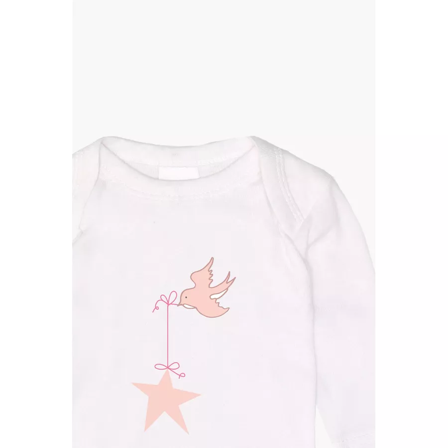 Liliput Langarmbody im 2er-Pack Bird weiß