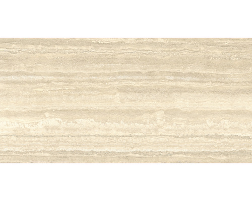 Porseleinen steengoed wand- en vloertegel Travertino Classico 60 x 120 x 1 cm mat gerectificeerd