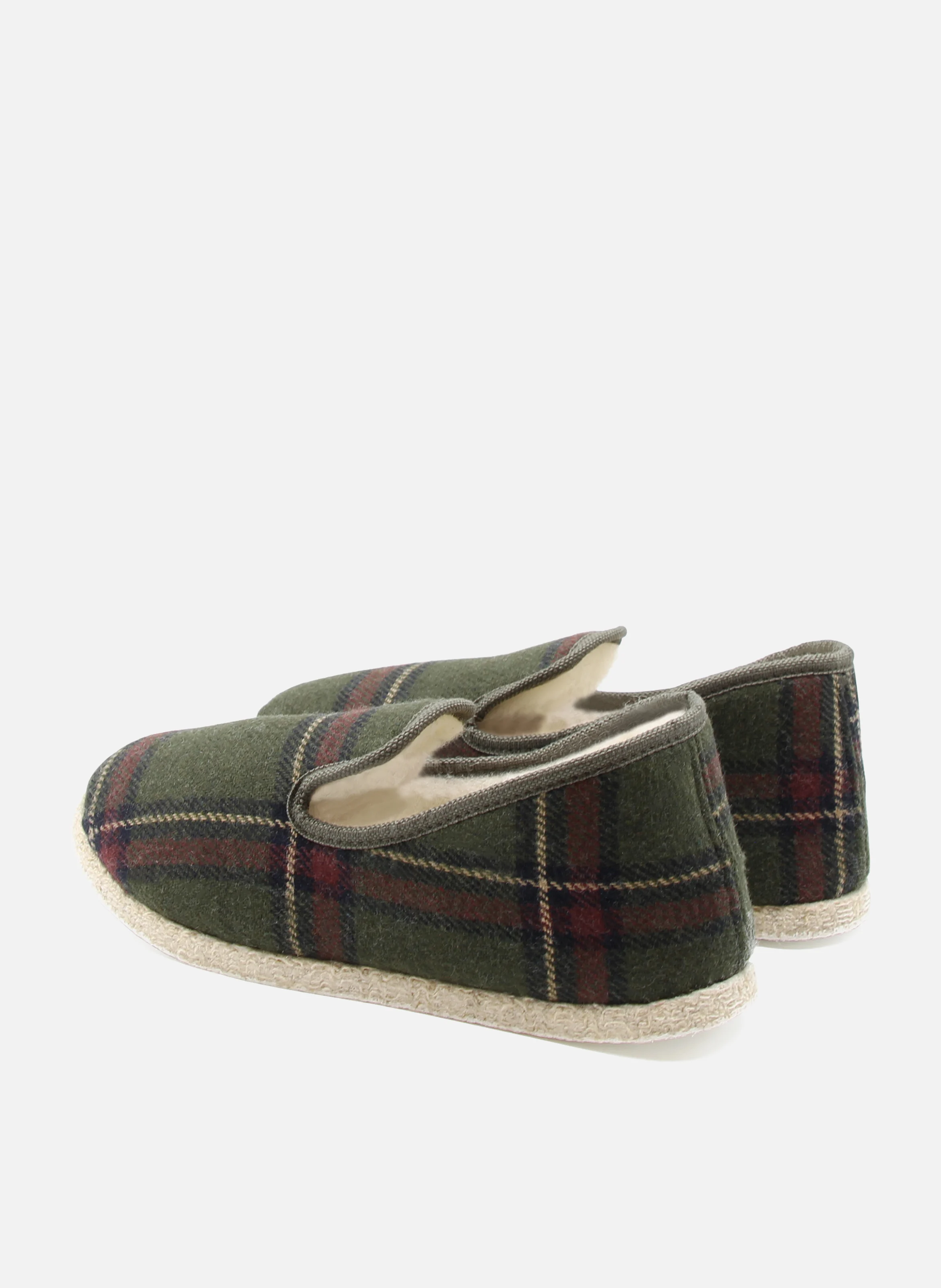 Charentaises tissu | Vert