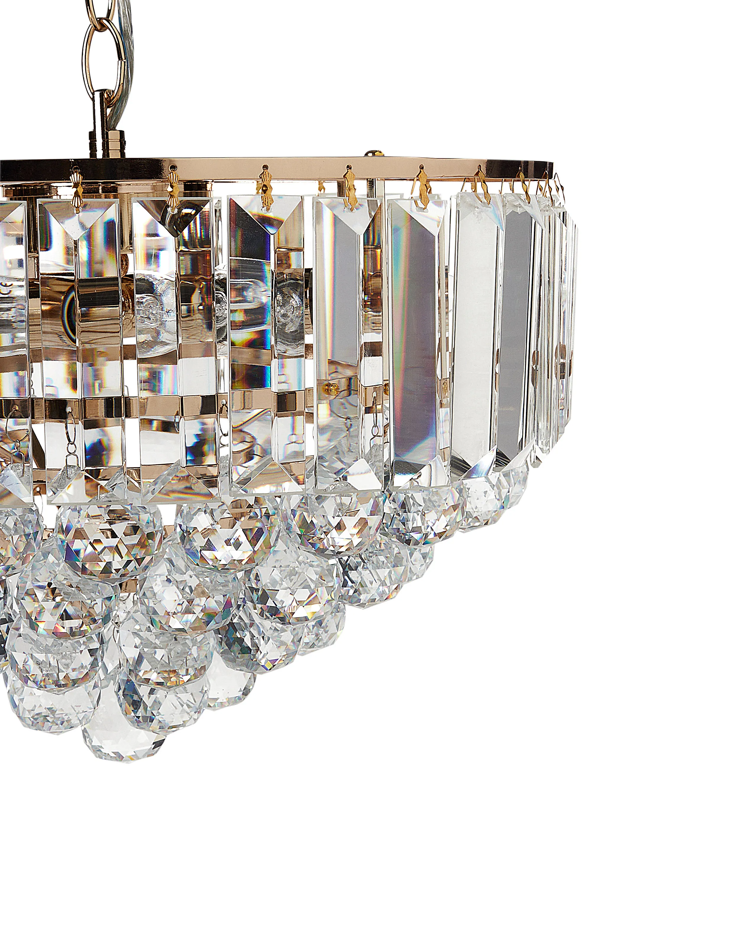 Kroonluchter ACHEIRO S Kristal Goud