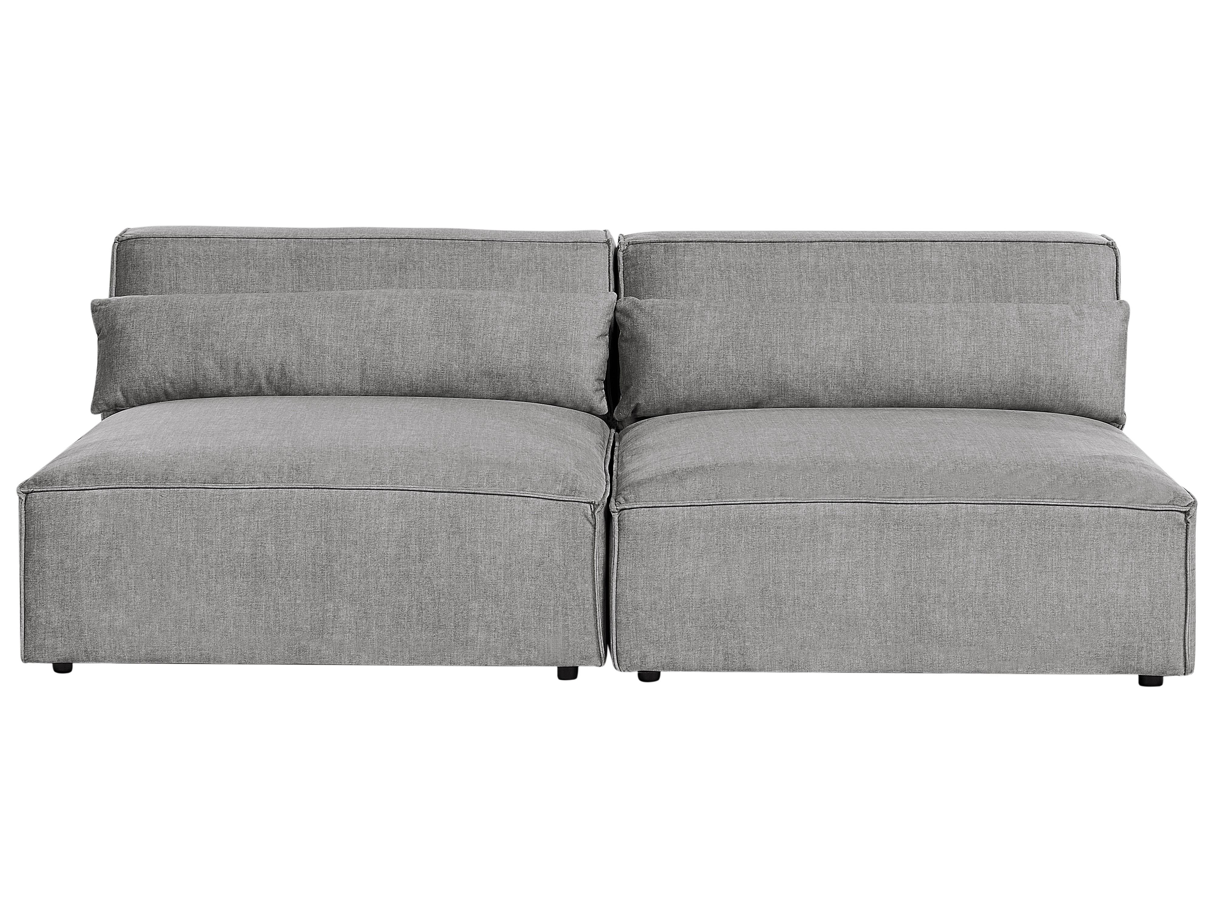 Modulaire bank 2-zits HELLNAR Stof Grijs