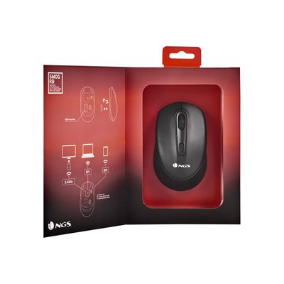 NGS Smog-RB - souris sans fil - noir