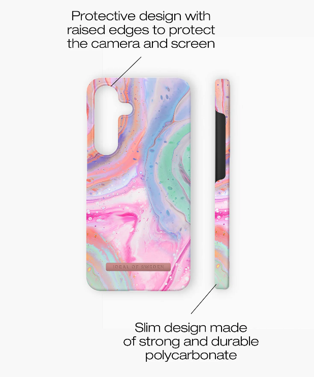 Samsung Galaxy S25 Hardcase Hülle Recycled MagSafe-Modul (IDFCMS-S25-511) - Pastel Marble