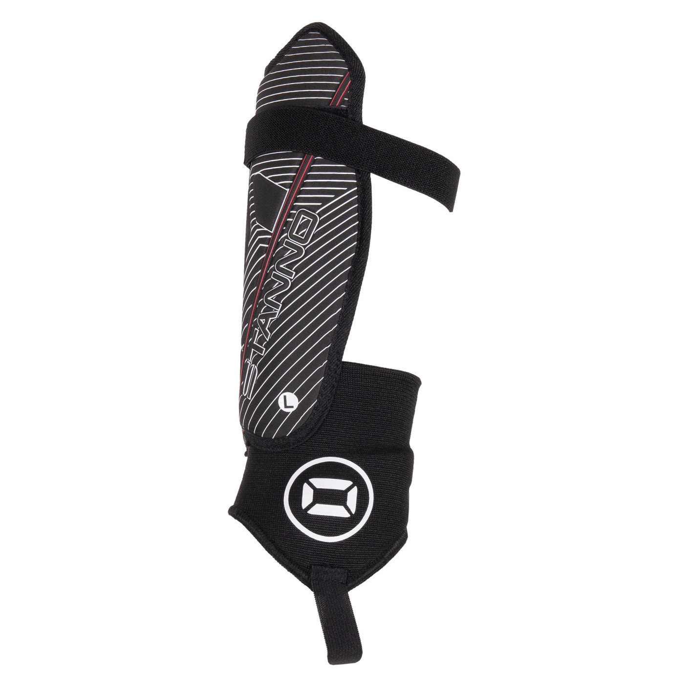 Stanno Pro Guard II Scheenbeschermers Zwart Wit Rood