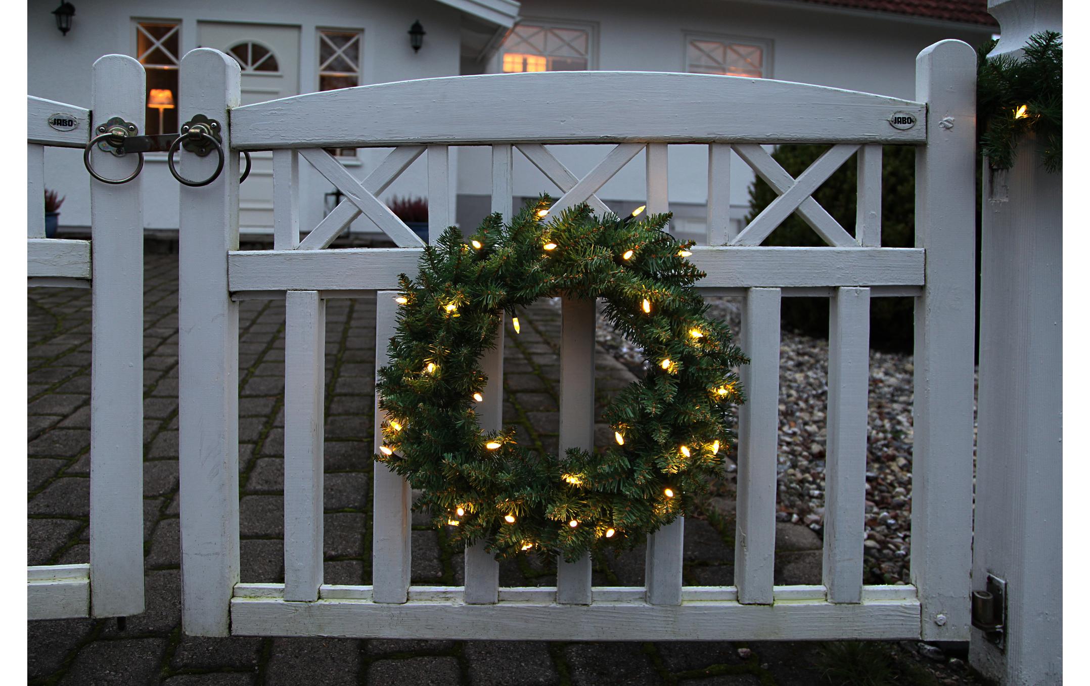 LED-Weihnachtskranz Calgary, Ø 50 cmLED Weihnachtsdekoration