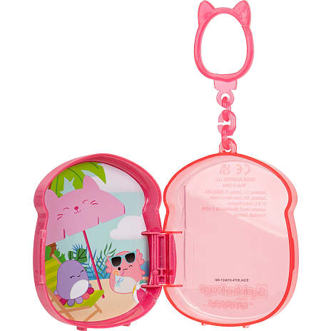 Squish-a-longs Squishmallows nøglering 2,5 cm 3-pak – flere varianter – assorteret