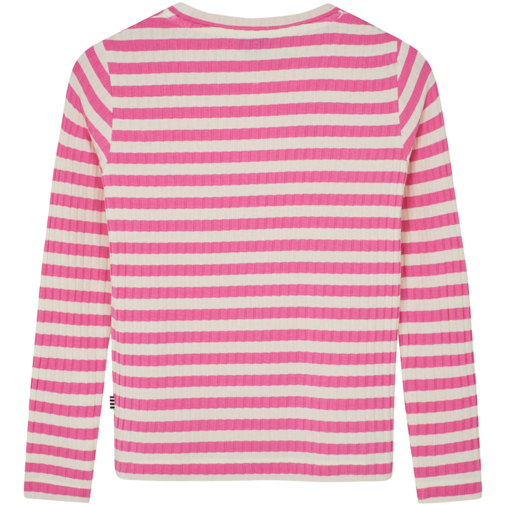 Køb Mads Nørgaard Carmine Rose/Vanilla Ice 5x5 Classic Stripe Talika Bluse